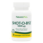 Nature&apos;s Plus Shot-O-B12 5000ug - 30 Lozenges