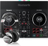 Party Mix Live + HF 125 - DJ Controller/Adults & Kids DJ Set with DJ Lights, DJ