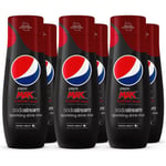 6 x SodaStream Pepsi Max Cherry Sparkling Drink Mix 440ml