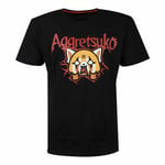 Aggretsuko Trash Metal Mens T-shirt X-large - Black (ts713761agg-xl)