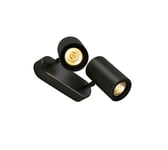 ENOLO B Væg- og loftlampe double sort 2x GU10 max. 2x 50W