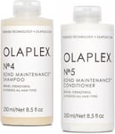 OLAPLEX No.4 and 5 Bond Maintenance Shampoo and Conditioner