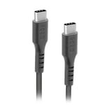 SBS USB-C til USB-C Kabel - 1.5 Meter - 25W (PD) - Svart