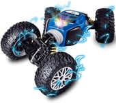 MIEMIE 2.4G Electric One-Button Twisted Deformation Drift Mountain Climbing Turn Over Stunt RC Off-Road Vehicle Climber Truck 1:14 Drive High-Speed Remote Twisted Car for Any Terrain Toy