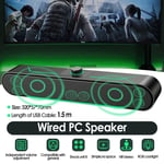 Surround Sound System LED PC Computer Desktop Speakers Gaming USB Wired Soundbar