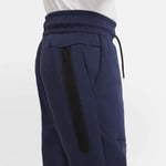 Nike Sportswear Boy’s Tech Fleece Joggers Sz S Blue Black CU9213 410
