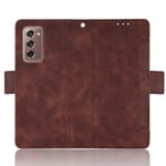 hodudu Case for Samsung Galaxy Z Fold 2 5G Cover, Cover Flip Case Stylish Wallet Case with Card Slots Shockproof, Case for Samsung Galaxy Z Fold 2 5G Smartphone.(Brown)
