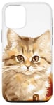 iPhone 15 Pro Cute Autumn Cat Fall Kitty Pumpkin To Go Vibes Case