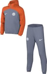 Nike Unisex Kids Survêtement Inter Ynk Df Strkhdtrksuit K3R, Ashen Slate/Safety Orange/White, DZ0945-493, XS