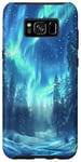 Galaxy S8+ Aurora Borealis Hiking Outdoor Hunting Forest Case