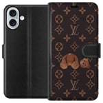 Apple iPhone 16 Plus Plånboksfodral LV Dead Teddybear