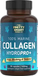 Powerful Marine Collagen Tablets - with Hyaluronic Acid, Biotin & Blueberry...