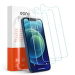 Amazon Brand - Eono iPhone 12 mini Screen Protector 3 Pack, Tempered Glass Film 5.4 Inch, 9H Hardness, Case Friendly, Anti-Scratch, 0.33mm Ultra-Clear, No Bubbles with Easy Install Kit