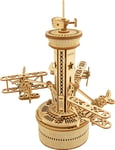 Robotime Technology Robotime Trämodell Pussel 3D Positiv Flygkontroll Torn