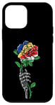 Coque pour iPhone 12 mini Seychelles Rose Squelette Drapeau Seychellois Racines Souvenir