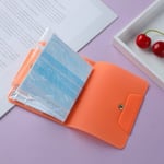 Mask Storage Bag Pouch Portable Makeup Organizer Cover Orange