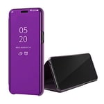 Hülle® Plating Flip Mirror Case for Huawei Honor 20 (Glamour Purple)