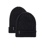 Burton Women's Recycled Reversible Beanie Hat, True Black, One Size UK