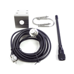 VHF Marine Antenna 156-163Mhz Rubber Mast Aerial with 5M RG-58 Cable for Bo T1E8