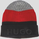 New Hugo BOSS unisex mens woman designer ribbed scarf warm wool beanie hat cap