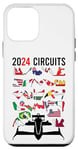 Coque pour iPhone 12 mini Formula Racing Ventilateur de voiture de course à roue ouverte 2024 Circuits du monde