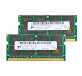 Micron 2x 8GB 2RX8 DDR3 1600MHz PC3-12800S 204PIN SODIMM  Laptop Memory RAM *-