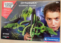 Clementoni 19213 Science & Play  Build Dynamix Scorpion Power  New Sealed