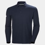 Helly Hansen Men's Crewline Long Sleaves Polo Shirt Navy M
