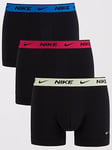 Nike Underwear Mens Boxer Brief 3pk - Multi, Multi, Size S, Men