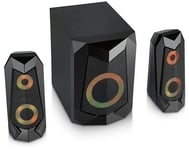 PBX 2.1 Channel Gaming Sound System RRP 99.00 lot UT