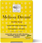 New Nordic Melissa Dream Herbal Sleeping Tablets 100 Pack - Natural Insomnia Rel
