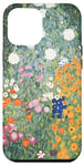 Coque pour iPhone 15 Pro Max Garden de fleurs (Blumengengarten) par Gustav Klimt