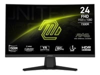 Msi Mag 244C - Led-Skärm - Spel - 24" (23.6" Visbar) - 1920 X 1080 Full Hd (1080P) @ 180 Hz - Va - 250 Cd/M² - 3000:1 - 1 Ms - Hdmi, Displayport