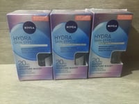 Nivea Hydra Skin Effect 3 x 100ml 20 sec Moisture Boost Pure Hyaluronic Acid
