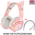 ONIKUMA K9 Cute style Gaming Headset with Mic For PC/Laptop/PS4/Xbox Headphones