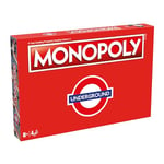 Winning Moves London Underground Monopoly Board Game, Buy Oxford Circus, Covent Garden, Bond Street and trade your way to success, gift for ages 8 plus