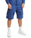 G-STAR RAW Men's Denim Cargo Loose Shorts, Blue (faded blue papillon gd D24442-D551-G336), 33