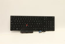 Lenovo ThinkPad T15g 2 P15 2 Keyboard Danish Black Backlit 5N21B44336