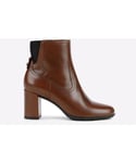 Geox Geoz New Annya Ankle Boots Womens - Brown - Size UK 7.5