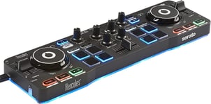 Hercules Starlight USB Portable DJ Controller Serato DJ Lite - 2 Tracks, 8 Pads