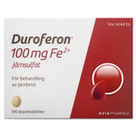 Duroferon, depottablett 100 mg Fe2+ 100 st