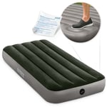 Uppblåsbar madrass 191x79x25 cm med inbyggd fotpump INTEX 64760
