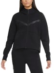 Sweatshirt med hætte Nike W NSW TECH FLEECE WINDRUNNER FZ HOODY cw4298-010 Størrelse XL