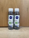 2 x Nivea Naturally Good COTTON FLOWER Oil Infused Shower Gel Body Wash 300ml