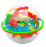 3D Labyrinth Ball Puzzle Toy 100 Barriers Labyrinth Magic Intellect Ball Balance Maze Ball Puzzle