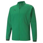 PUMA Men'S Teamcup Sideline Jacket Woven, Amazon Green-Dark Green, S