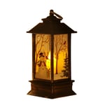 Vintage Castle Light Christmas Tree Lantern Lamp Decoration No.4