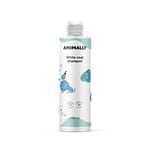 Animally White Coat Shampoo 250ML. Shampooing pour Poils Blancs de Chiens et Chats. Shampoing sans sulfate, sans paraben, Vegan et au pH adapté.