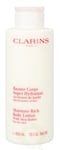 Clarins Moisture-Rich Body Lotion 400 ml With Shea Butter - For Dry Skin