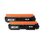 COMETE - 30X - 2 Toners Compatibles HP 30X pour Imprimante HP - Noir - Marque française